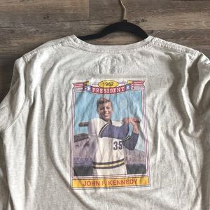 Rowdy Gentlemen JFK Long Sleeve Pocket Tee